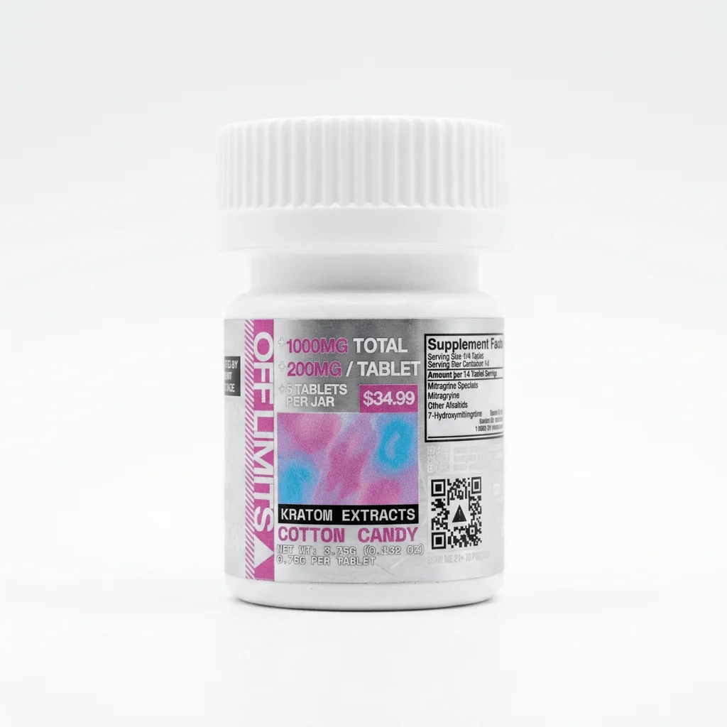 Off Limits Kratom Extract Tablets 1000mg 5 Count 7ohcom 1921809